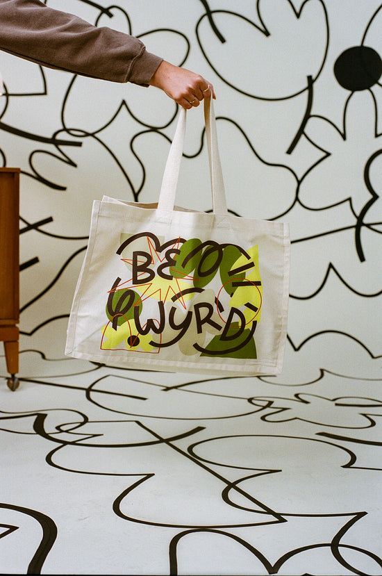 C.D x UN:IK 'Be Wyrd' Organic Shopper Tote - Natural