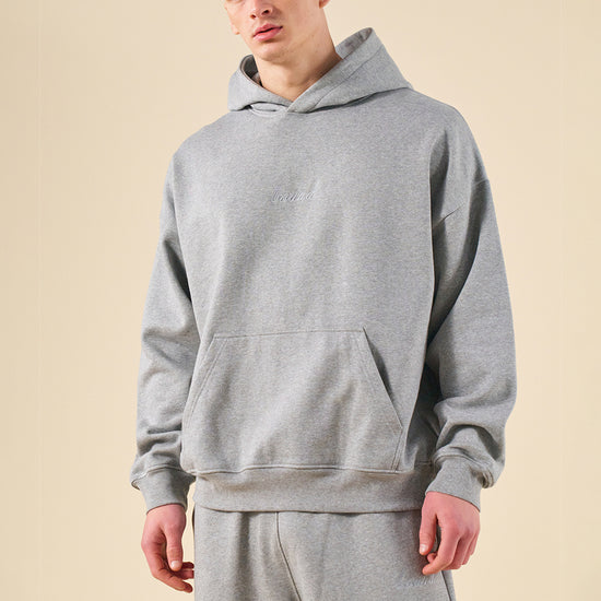 bound Sustain Heavy Hoodie - Heather Grey