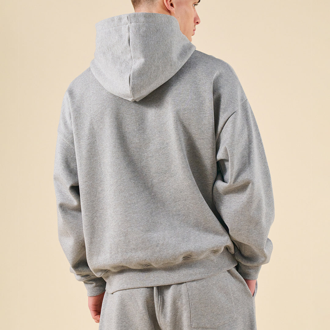 bound Sustain Heavy Hoodie - Heather Grey