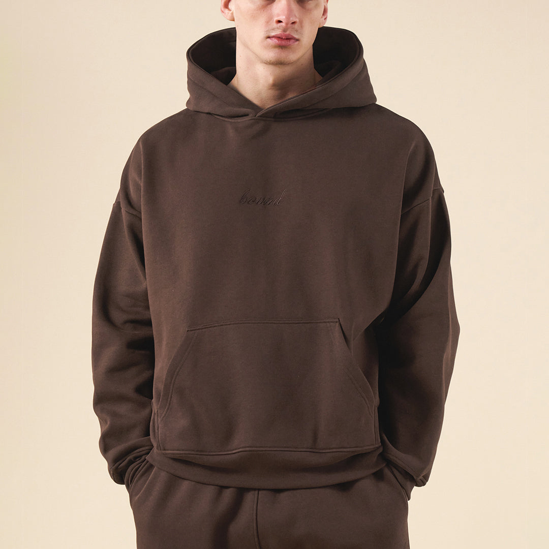 bound Sustain Heavy Hoodie - Cocoa Brown