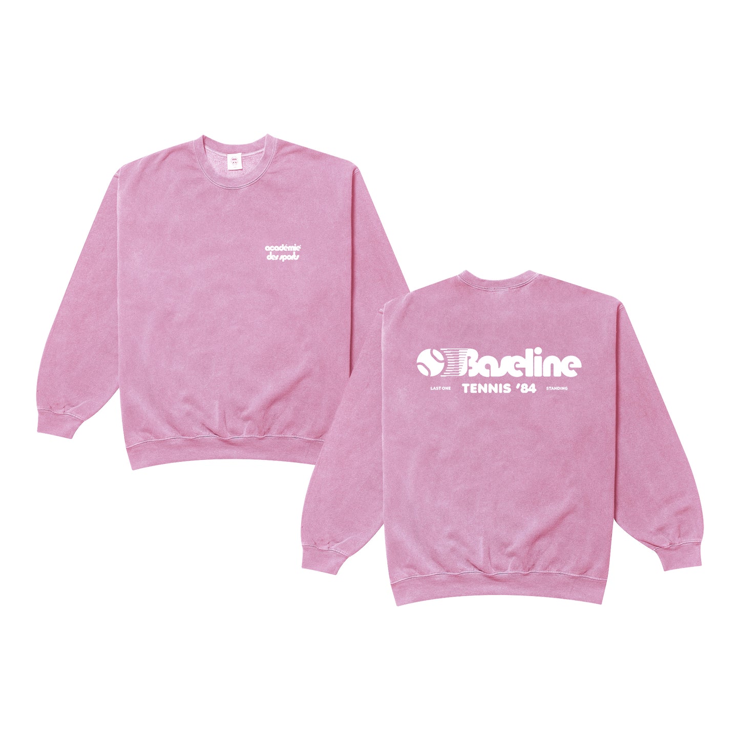 Vice 84 *10 Years Of* 'Baseline' Sweater - Vintage Washed Pink