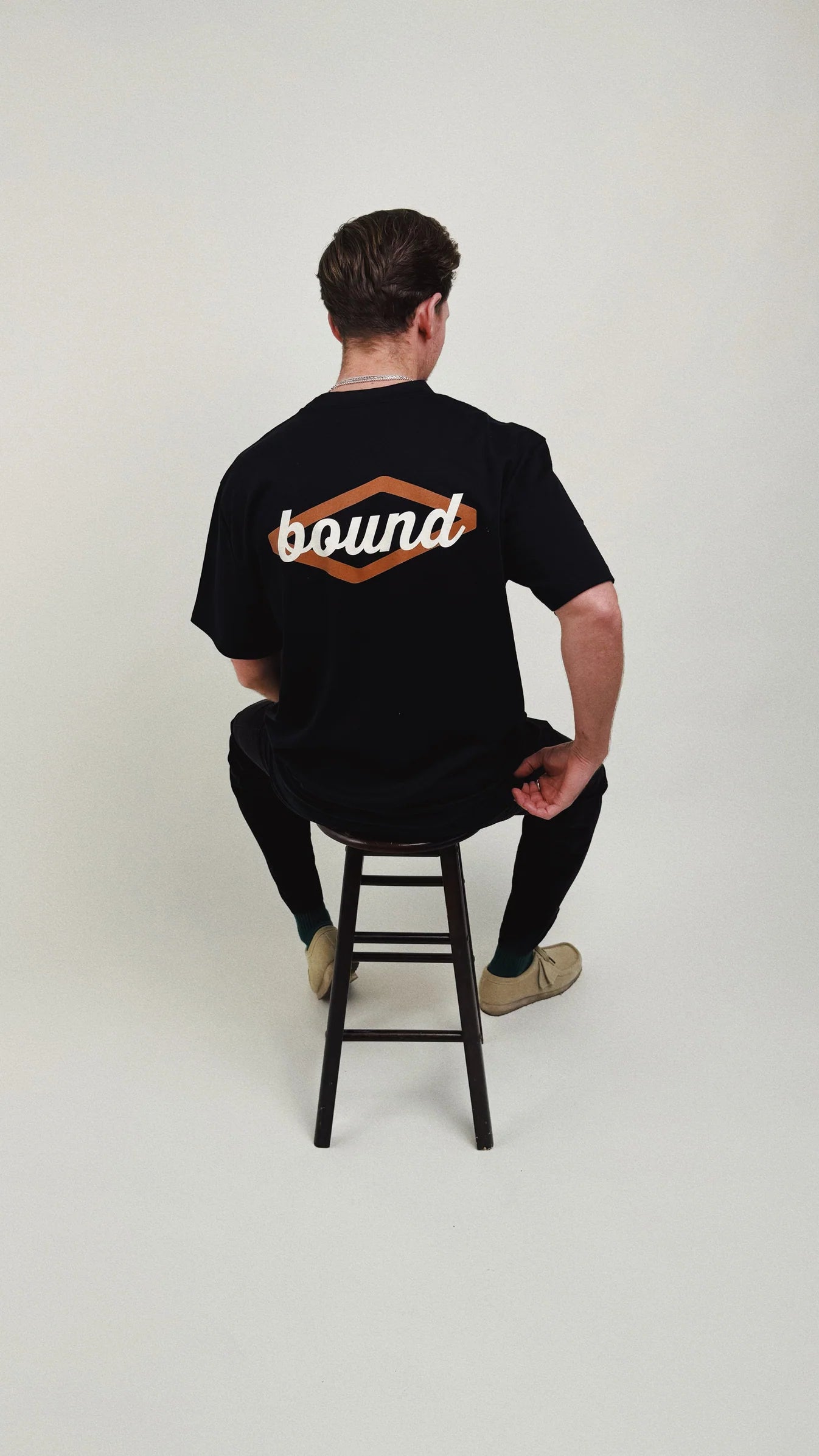 bound 'Hatch' Heavy Tee - Black