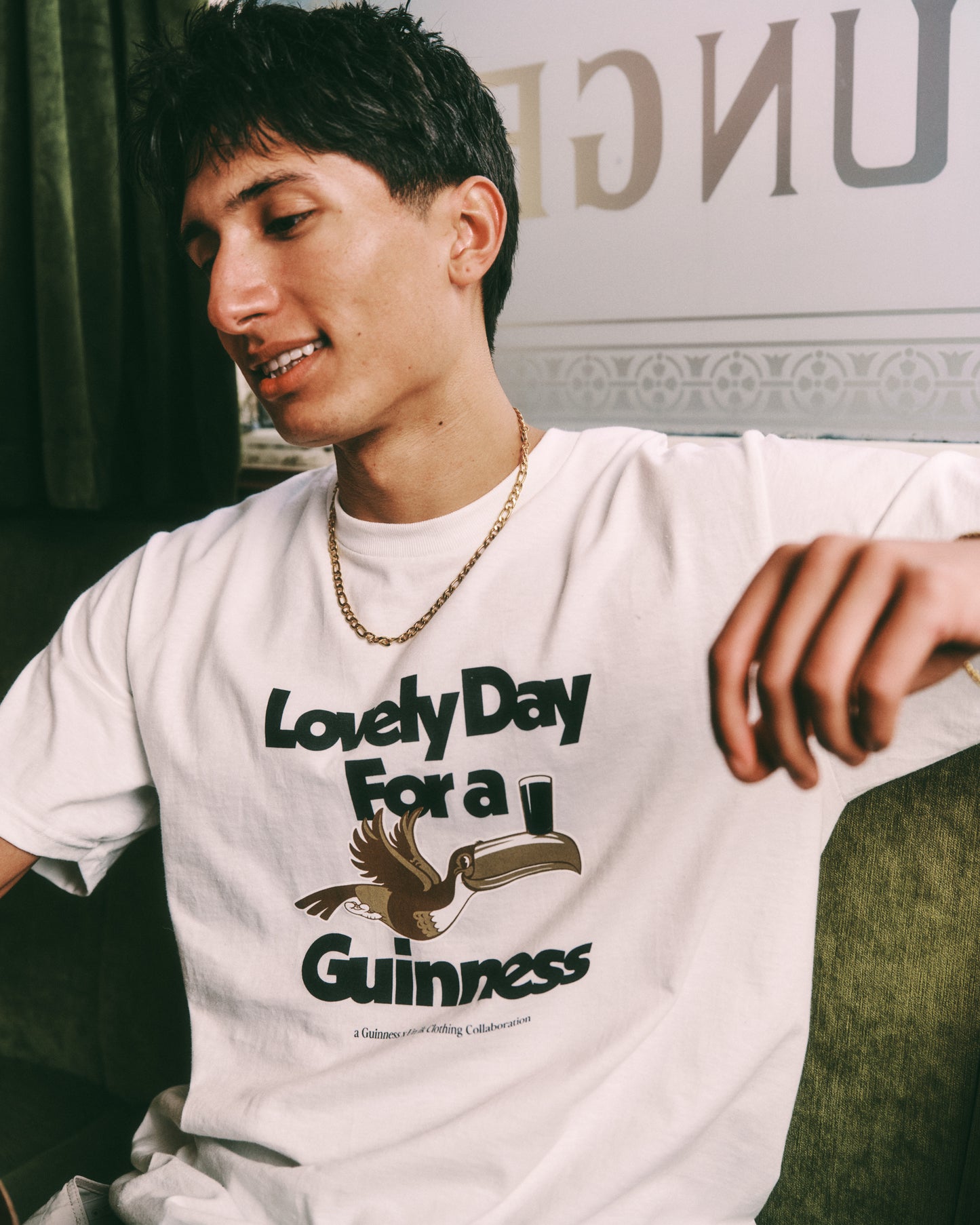 Guinness x UN:IK 'Lovely Day' Tee - White