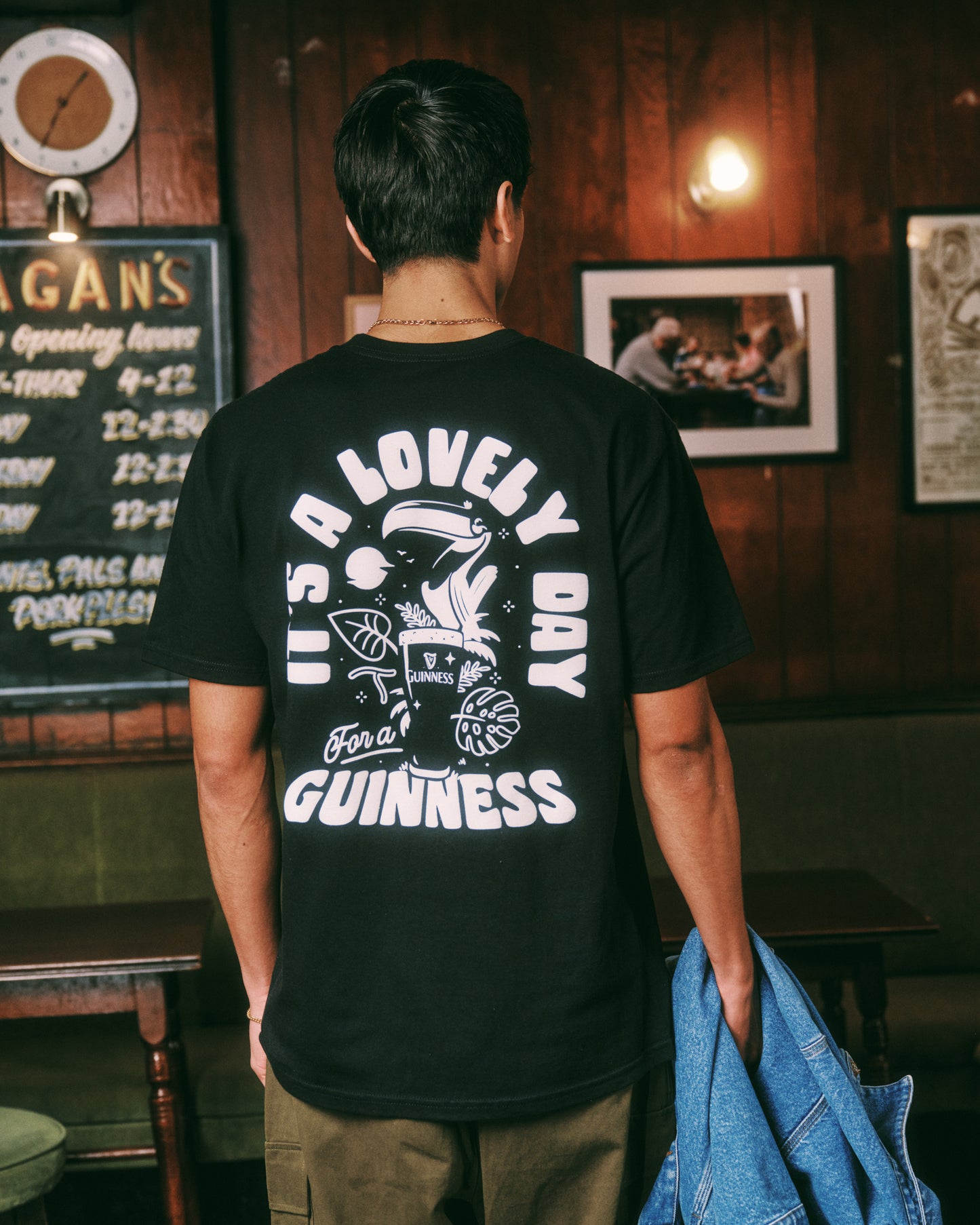 Guinness x UN:IK 'Jungle' Tee - Black