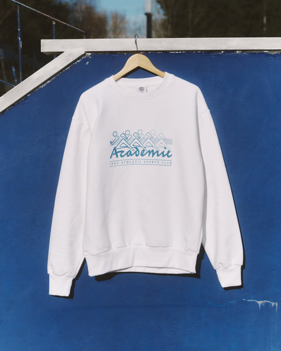 Vice 84 'Athletic Sports Club' Heavyweight Sweater - White