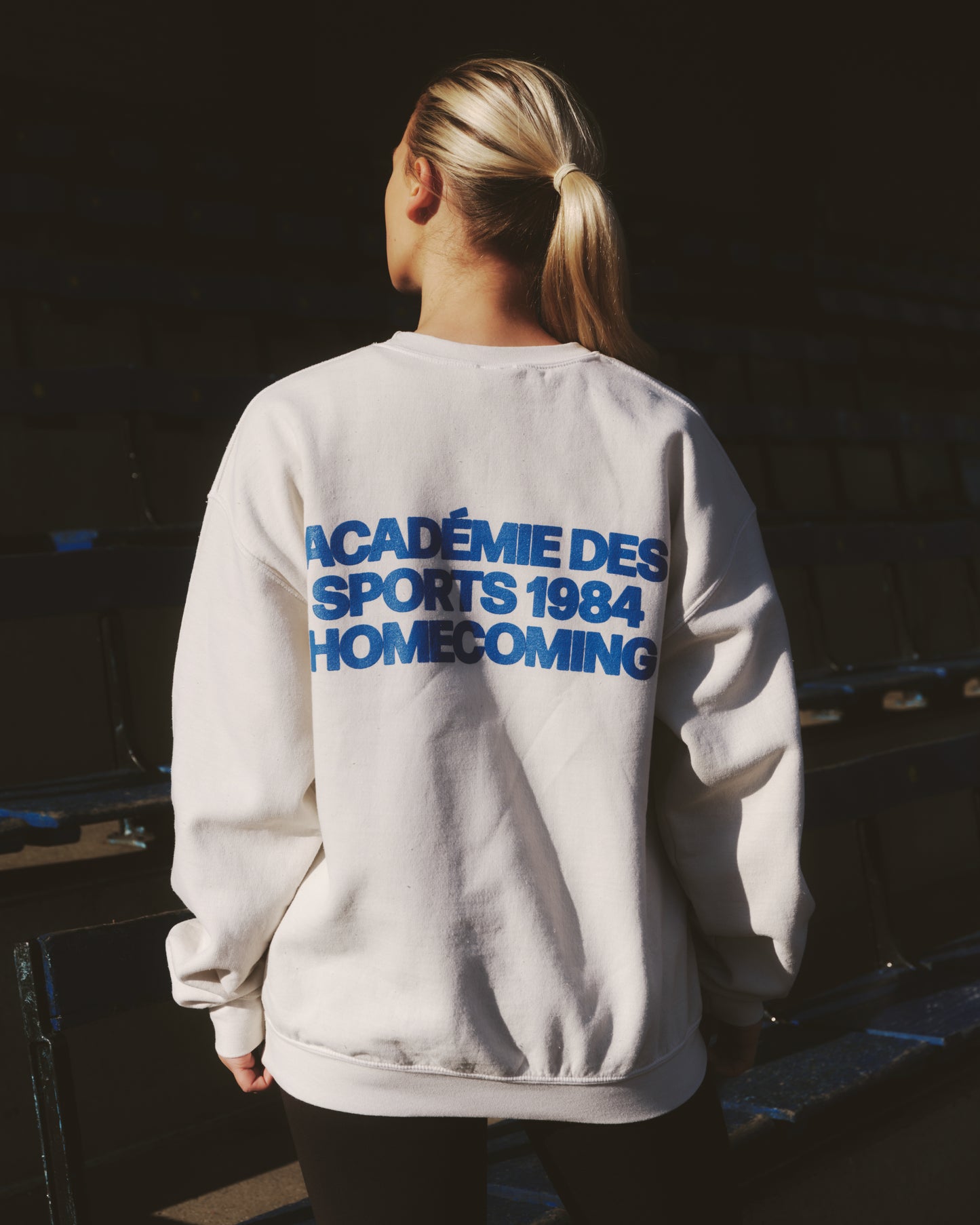 Vice 84 'Homecoming' Vintage Washed Sweater - Cream