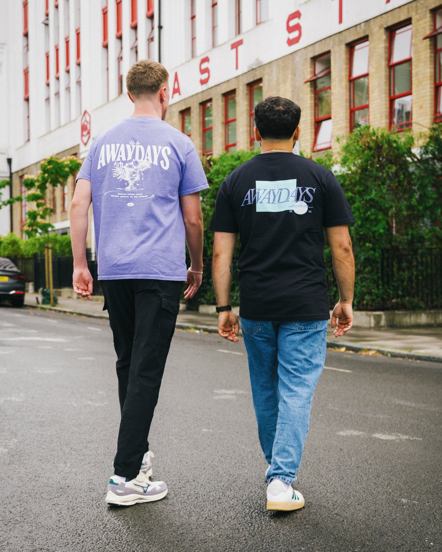 AwayDays 'Trophy' Tee - Vintage Washed Purple