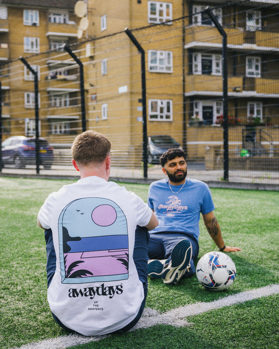 AwayDays 'Tropical Pitch' Tee - White