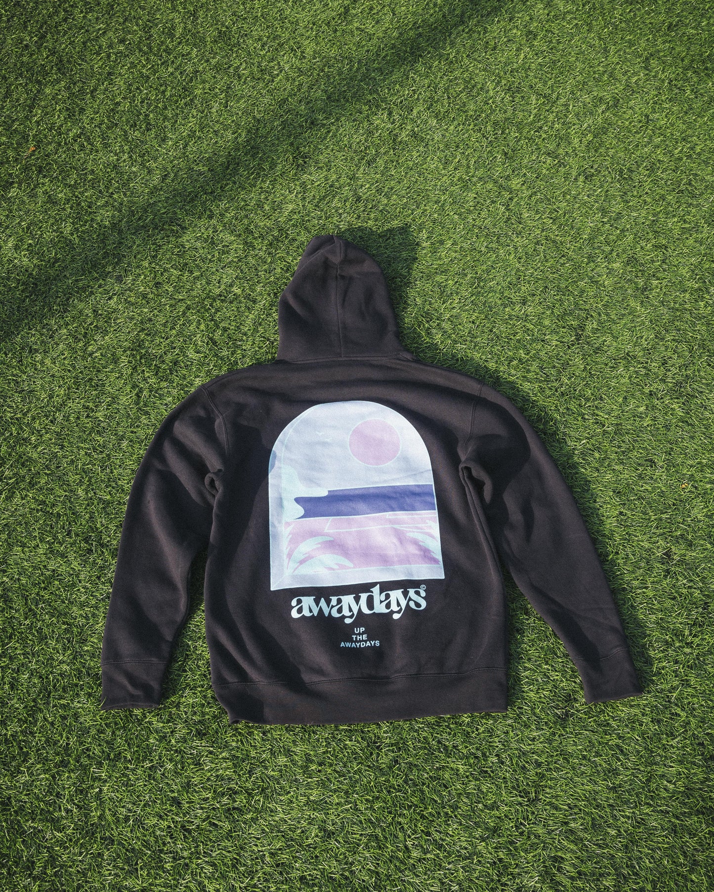 AwayDays 'Tropical Pitch' Hoodie - Black