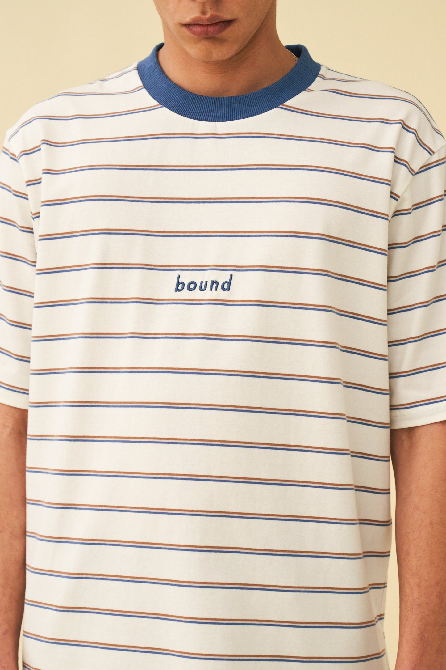 bound 'White Stripe' Tee