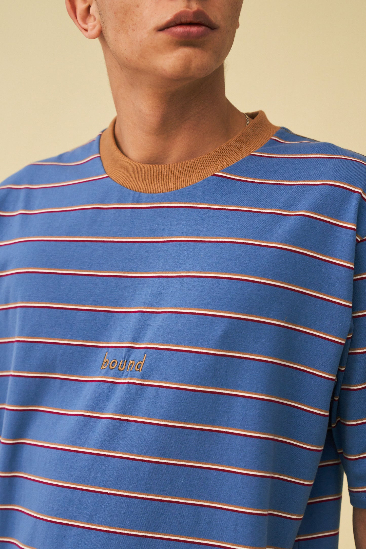 bound 'Sapphire Blue' Stripe Tee