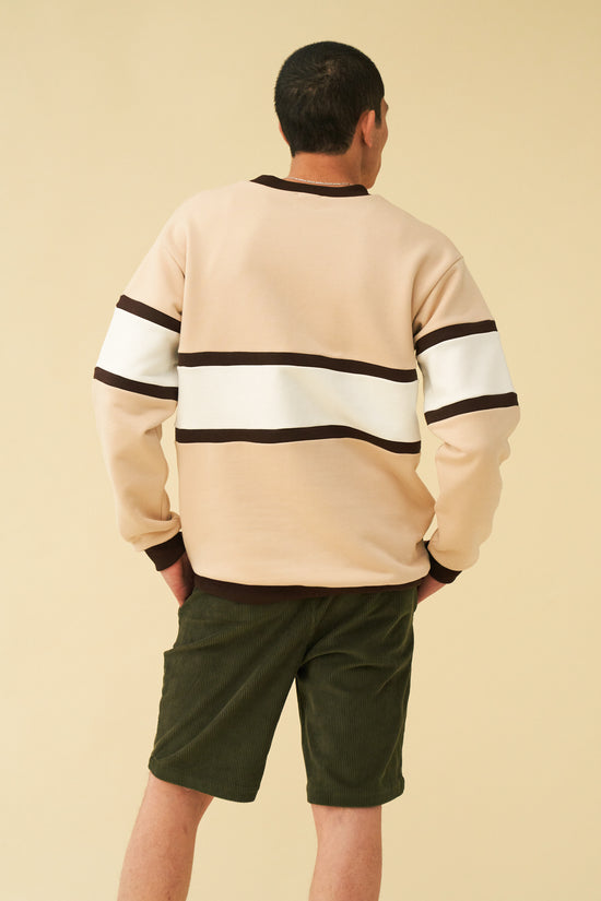 bound 'Tabernas' Panel Sweater - Sand