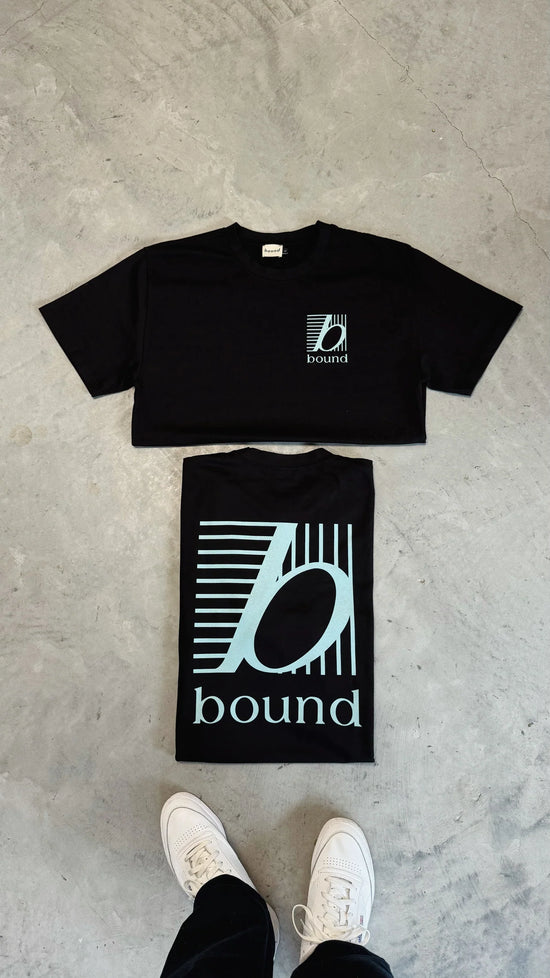 bound 'Grid' Heavy Tee - Black