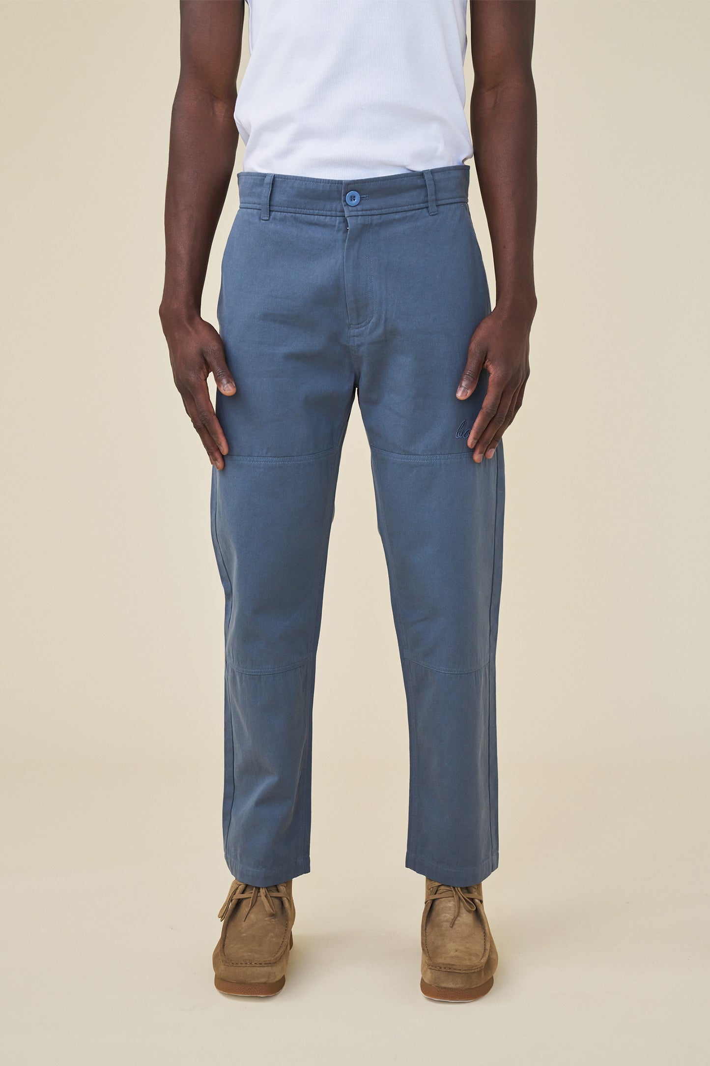 bound Straight Work Pant - Slate