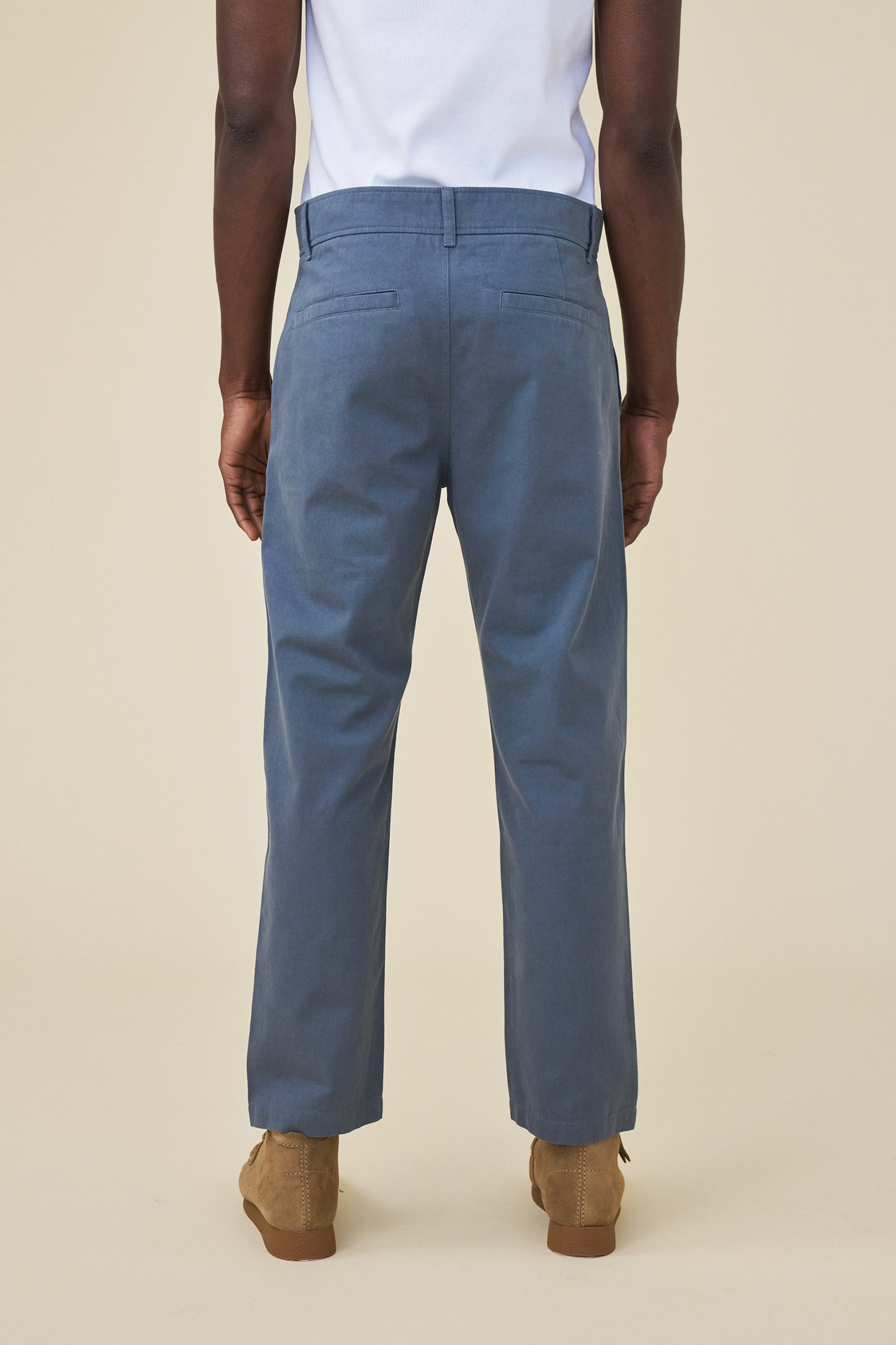 bound Straight Work Pant - Slate