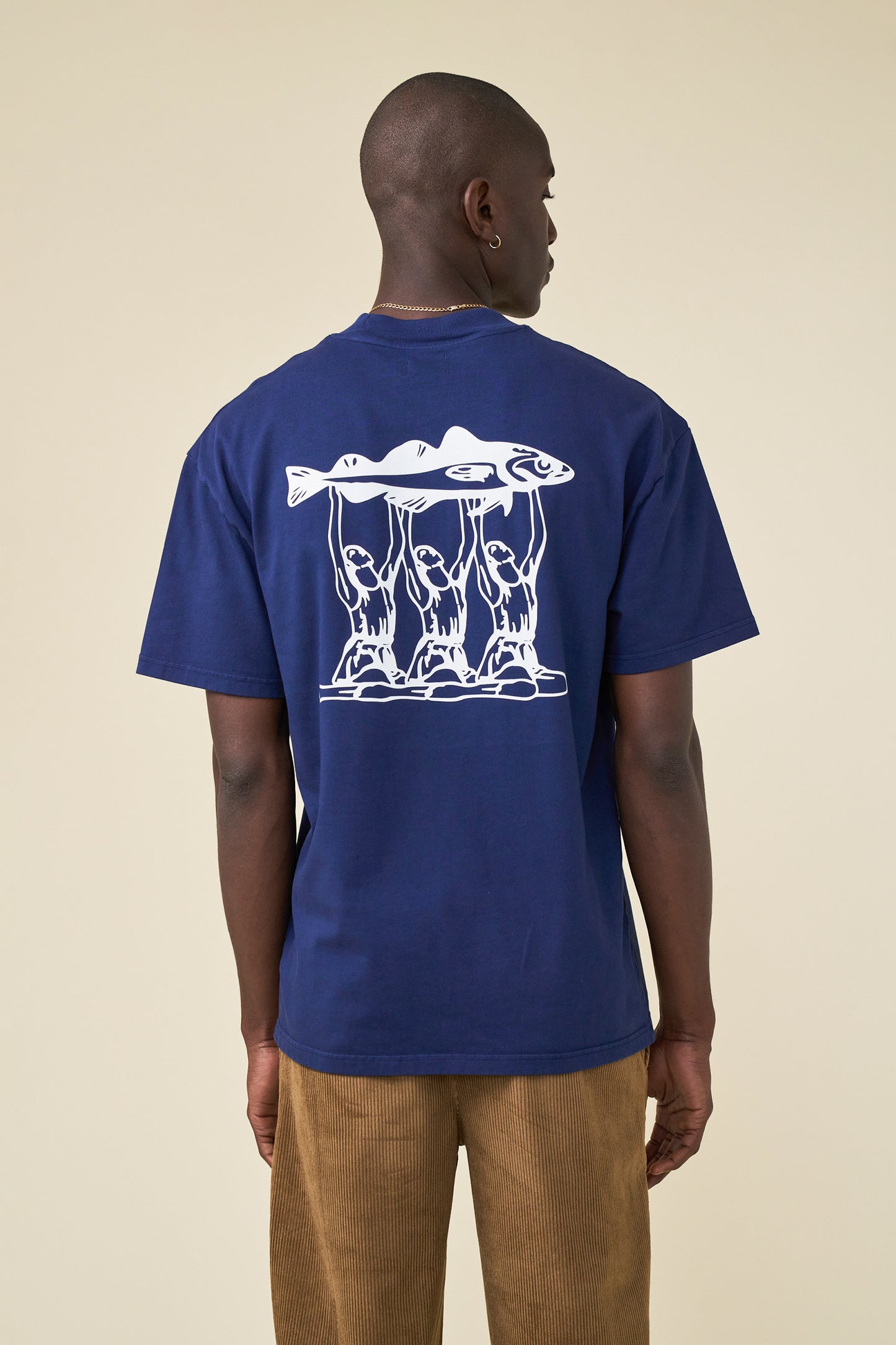 bound 'Marissa Angling' Tee - Navy