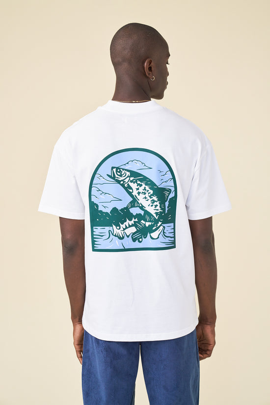 bound 'Marina Angling' Tee - White