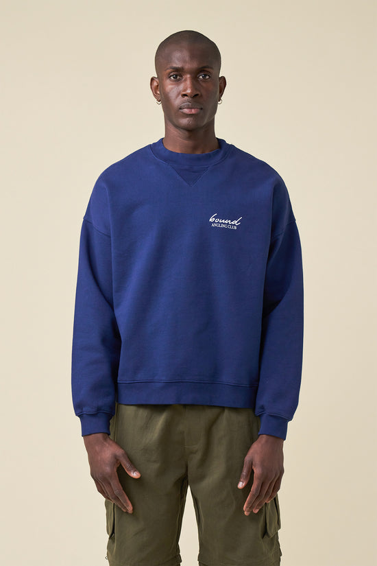 bound 'Angling Club' Sweater - Navy