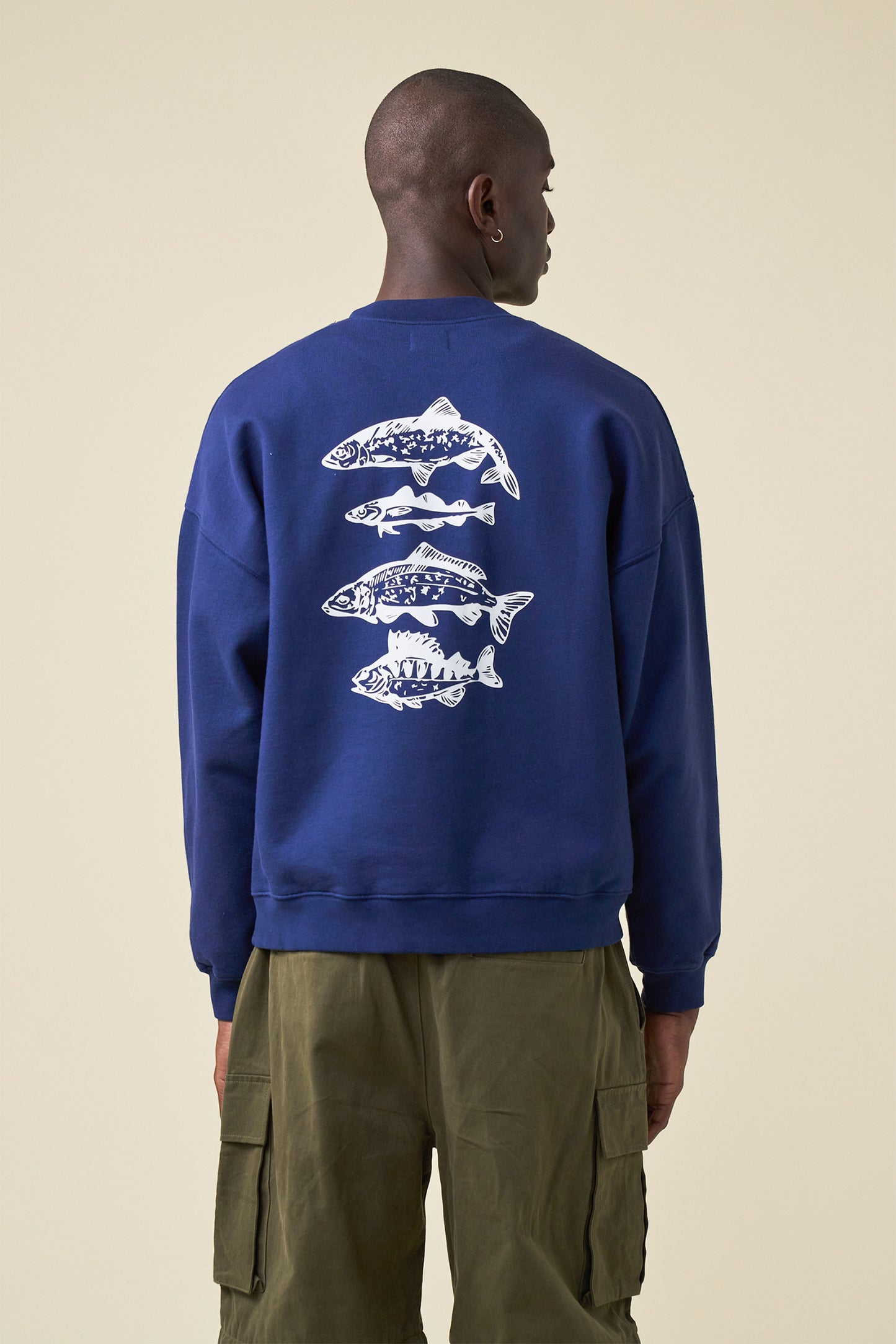 bound 'Angling Club' Sweater - Navy