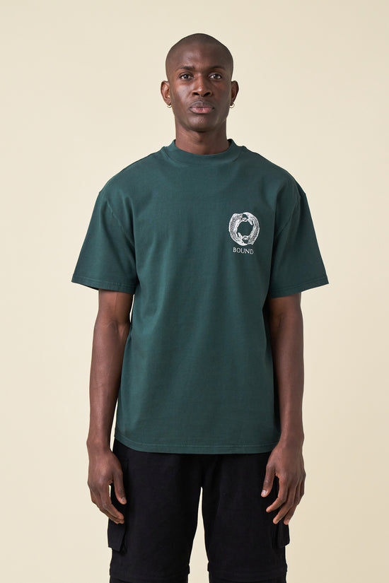 bound 'Angling Crest' Tee - Forest Green