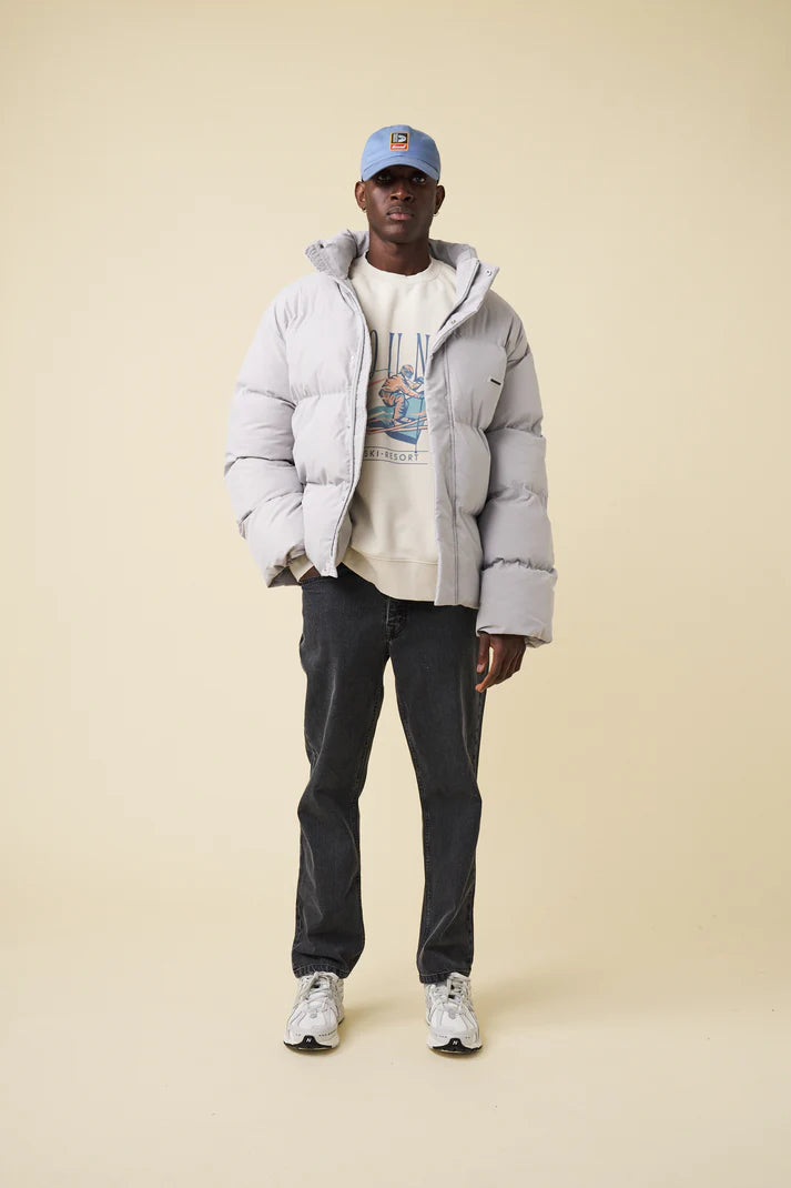 bound Arctic Padded Puffer Coat - Dove Grey