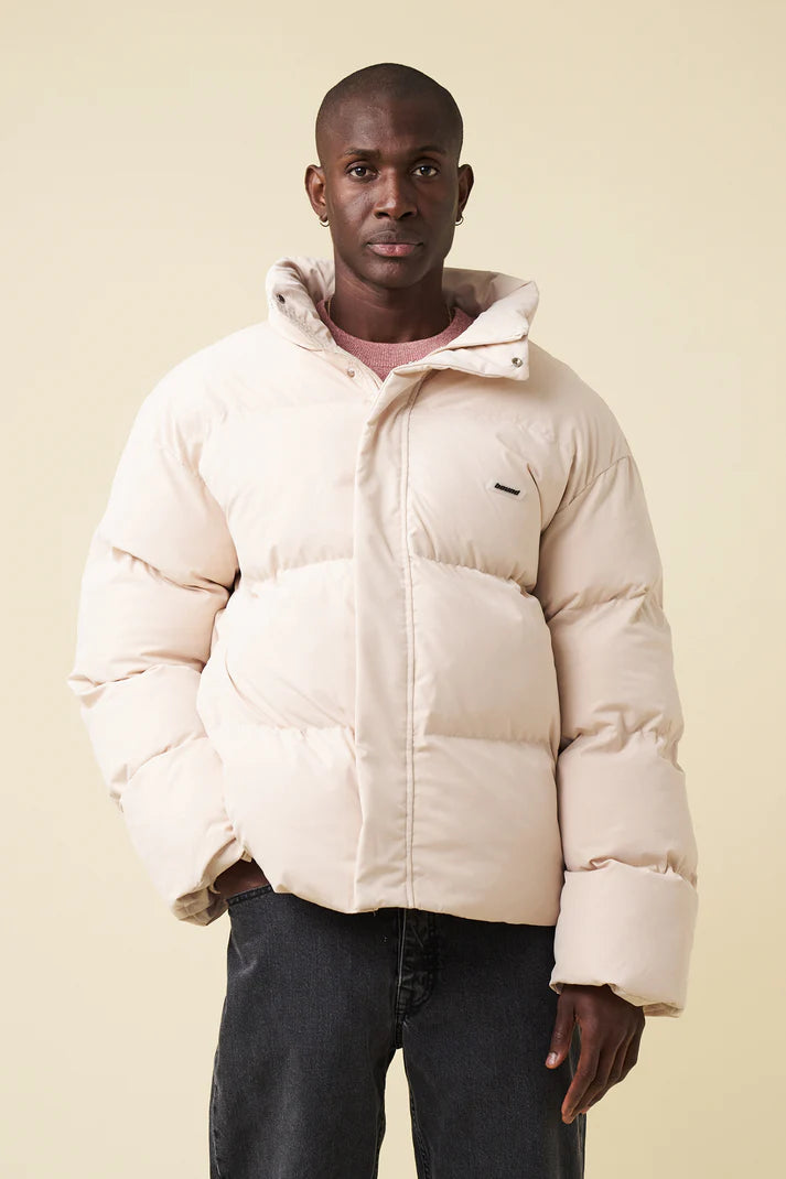 bound Arctic Padded Puffer Coat - Ecru