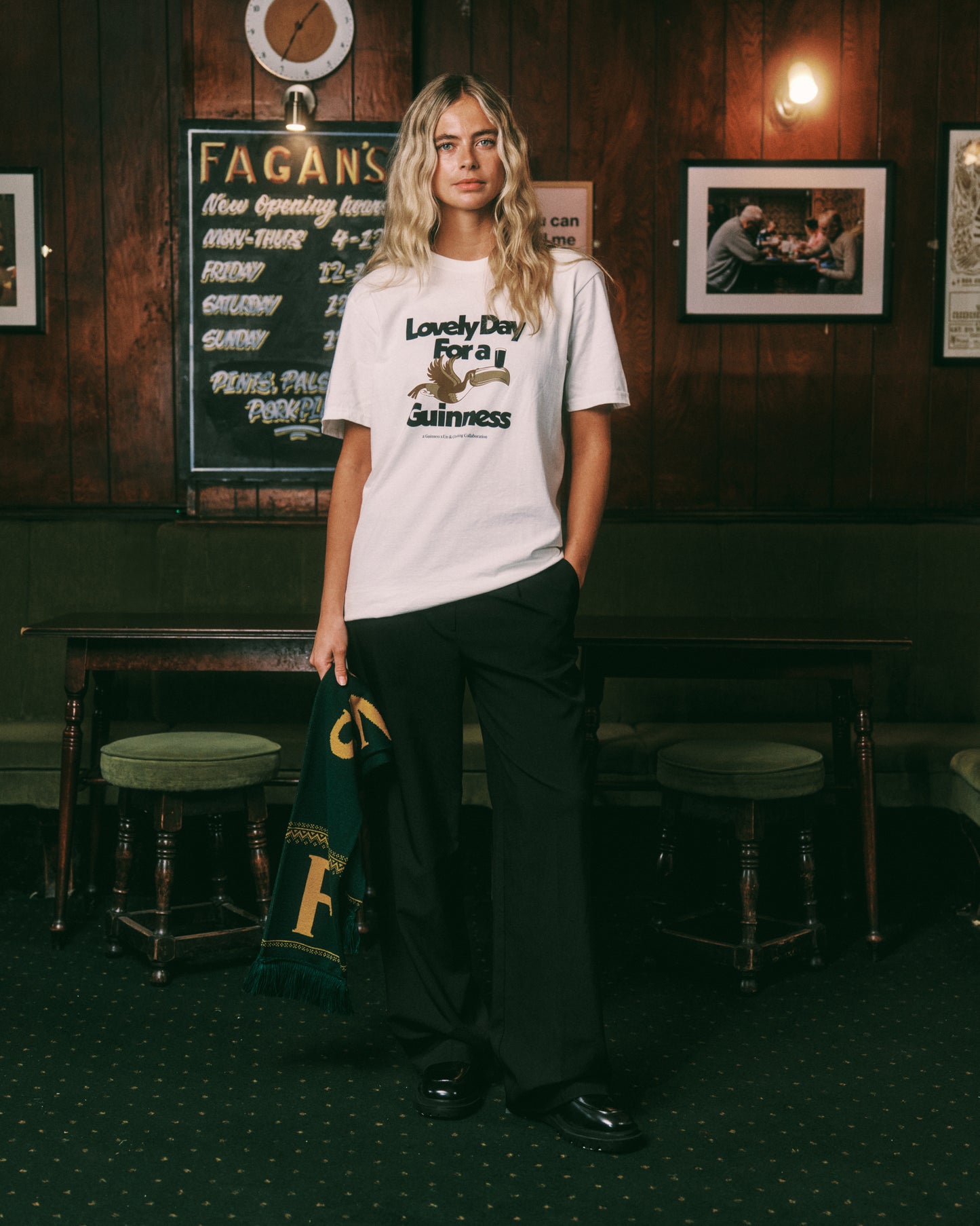 Guinness x UN:IK 'Lovely Day' Tee - White