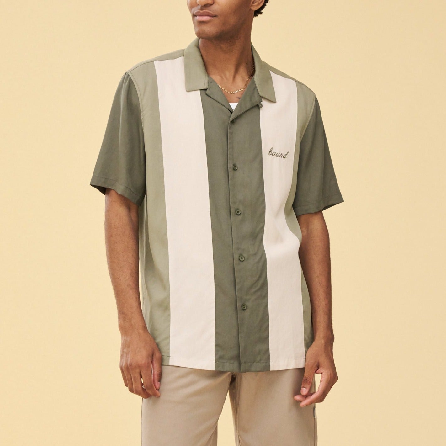 bound 'New Jersey' Bowling Shirt - Green – UN:IK Clothing