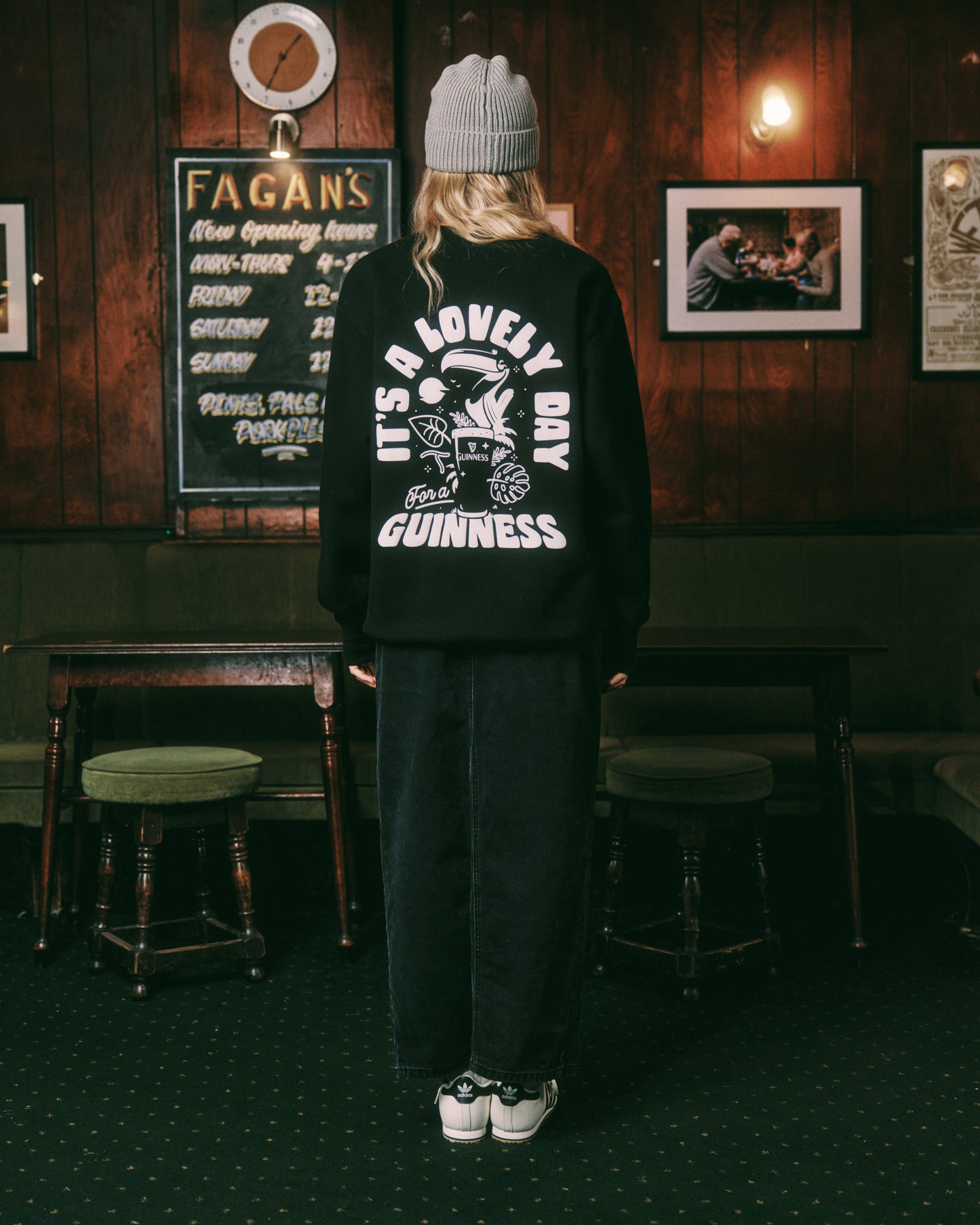 Guinness x UN:IK 'Jungle' Sweater - Black