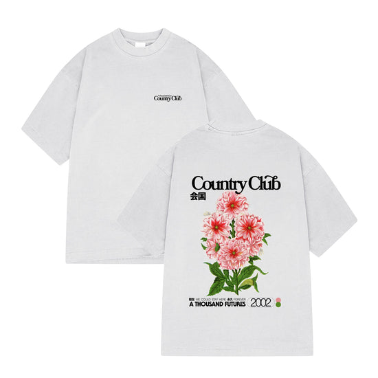 A Thousand Futures x GK 'Country Club' Tee - Ash Grey