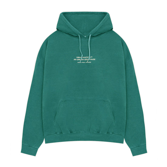 Vice 84 'Athletics' Vintage Washed Hoodie - Forest