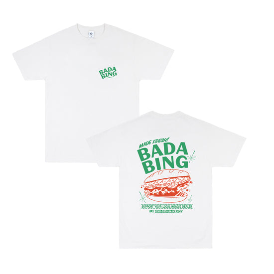 Bada Bing x UN:IK 'Fresh Hoagie' Tee - White