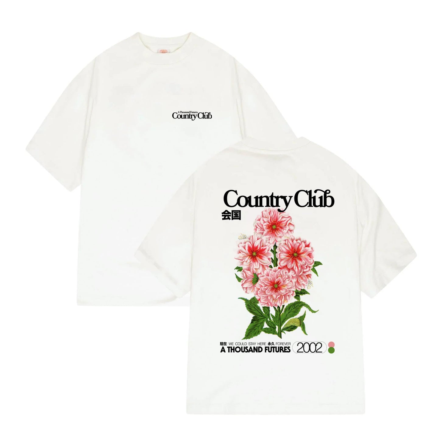 A Thousand Futures x GK 'Country Club' Tee - Off-White