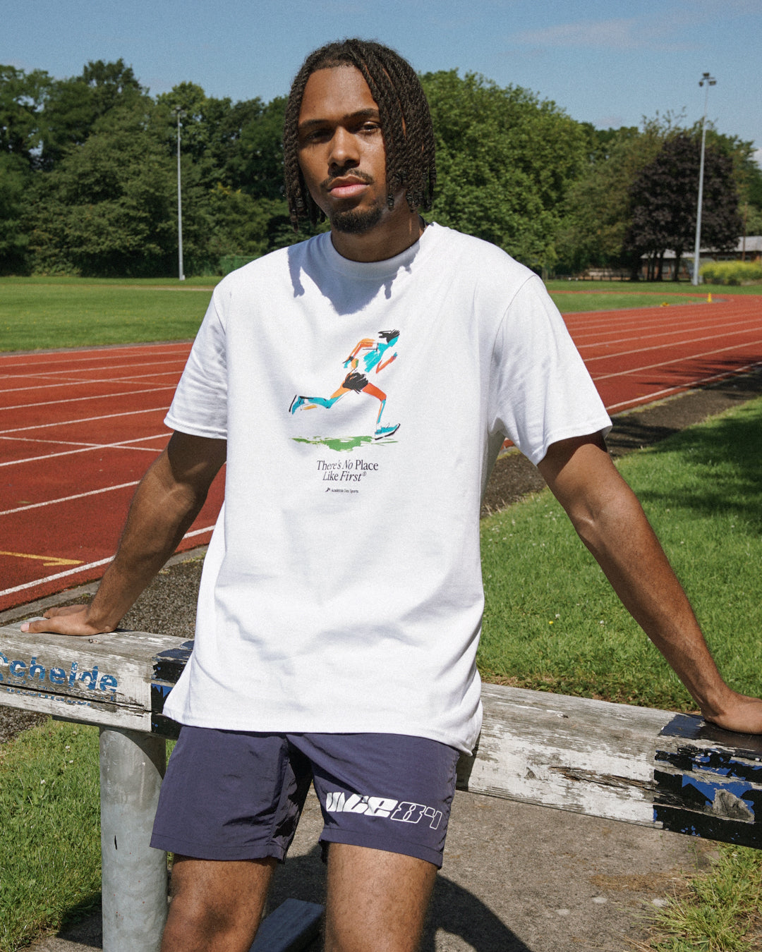 Vice 84 'Olympic Sprinter' Tee - White