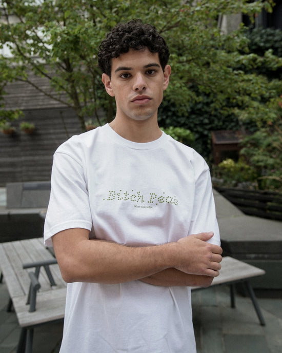 Other Side Store 'Bitch Peas' Tee - White