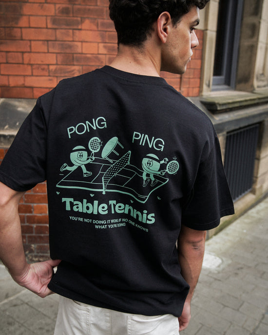 Other Side Store 'Ping Pong' Tee - Black