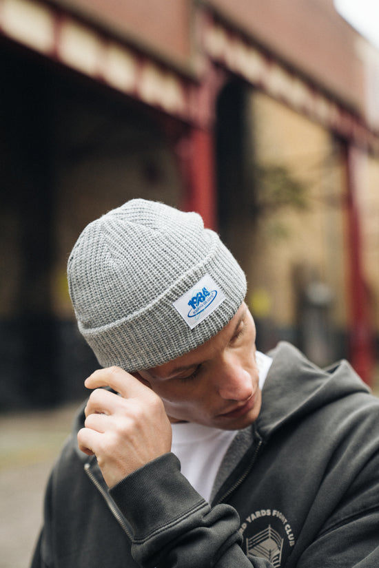 Vice 84 '1984' Ribbed Beanie - Light Grey