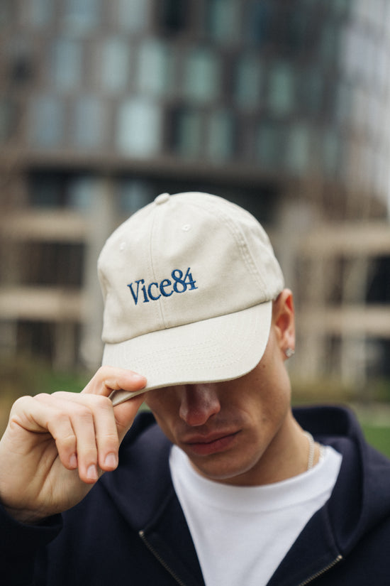 Vice 84 'Classic' Cap - Washed Cream