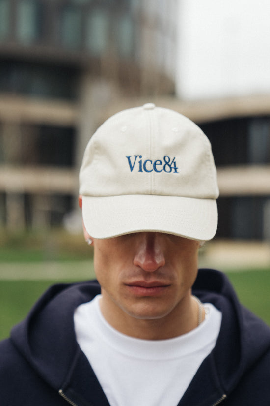 Vice 84 'Classic' Cap - Washed Cream