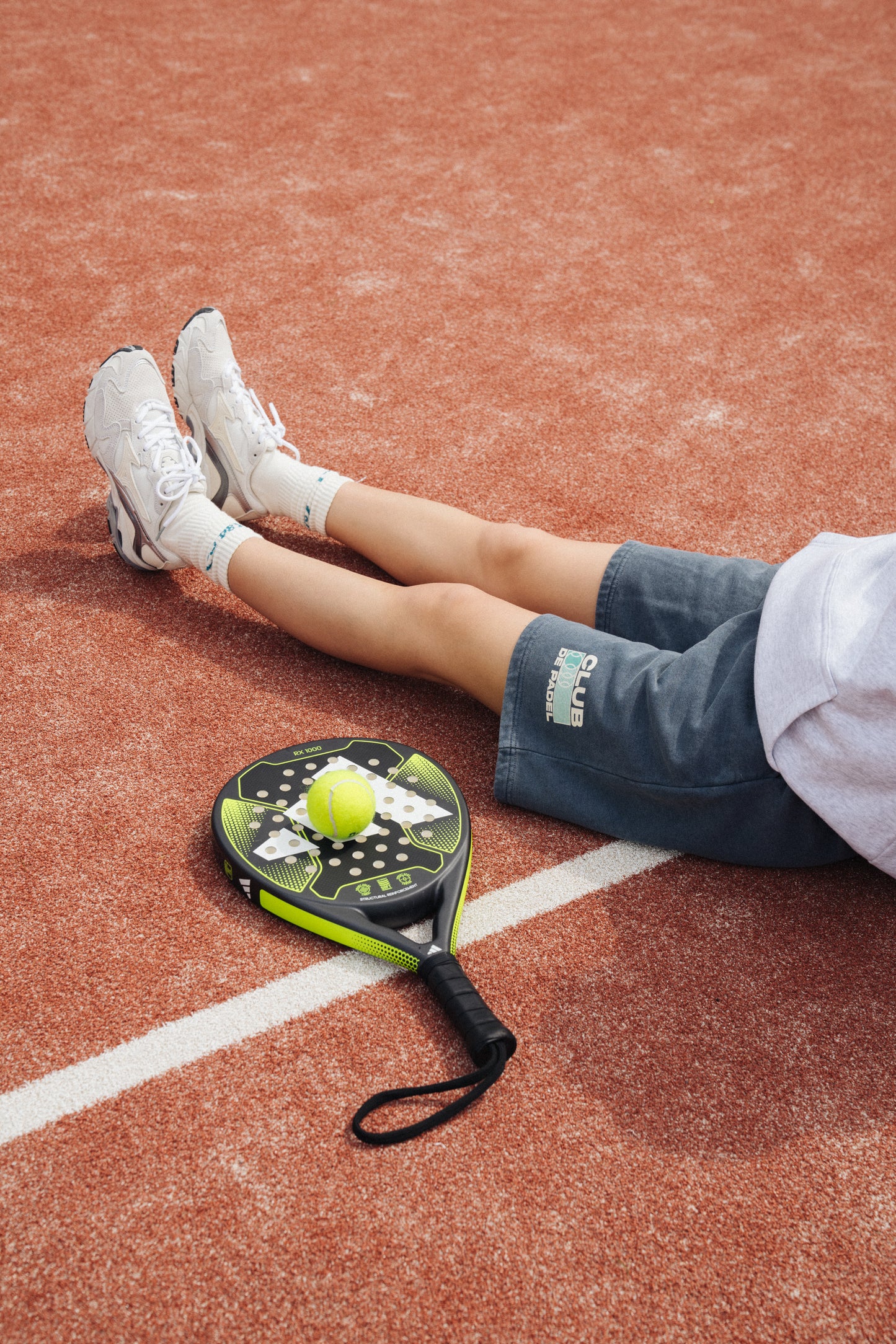 Club de Padel 'Heritage' Washed Jogger Shorts - Navy