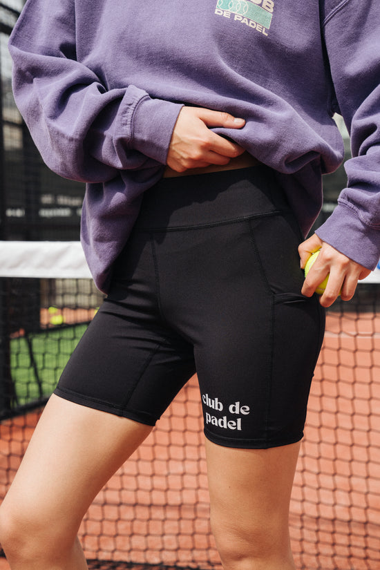 Club de Padel Logo WMNS Tech Shorts - Black