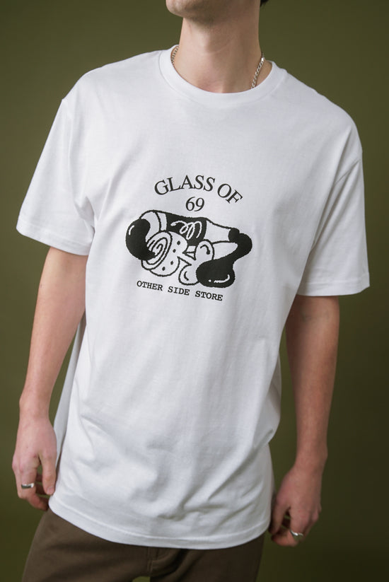 Other Side Store 'Glass of 69' Tee - White