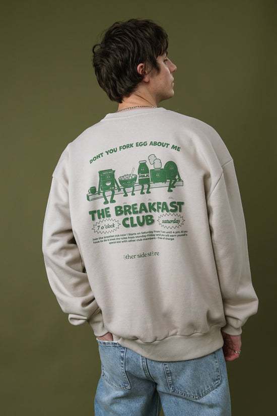 Other Side Store 'Breakfast Club' Sweater - Stone