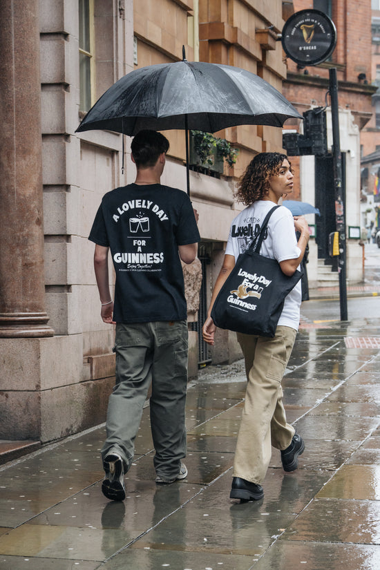 Guinness x UN:IK 'Lovely Day' Tote Bag - Black