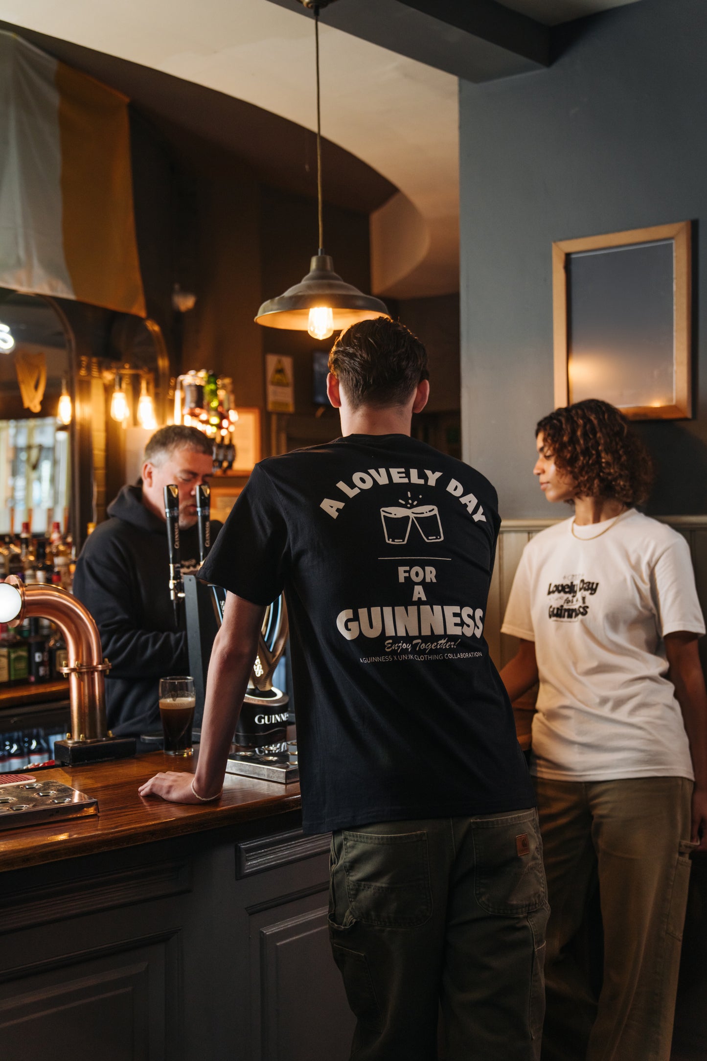 Guinness x UN:IK 'Enjoy Together' Tee - Black