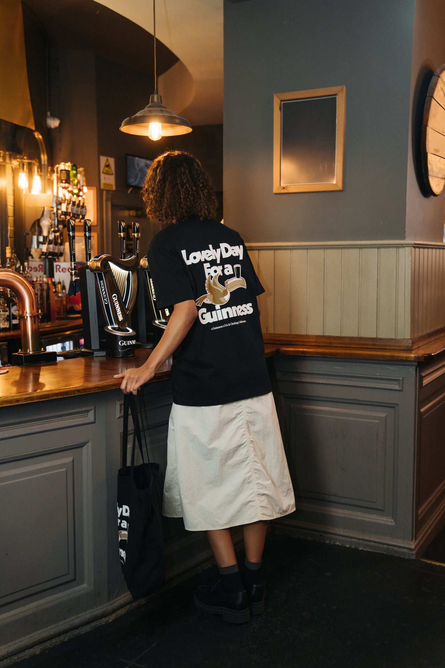 Guinness x UN:IK 'Lovely Day' Tee - Black