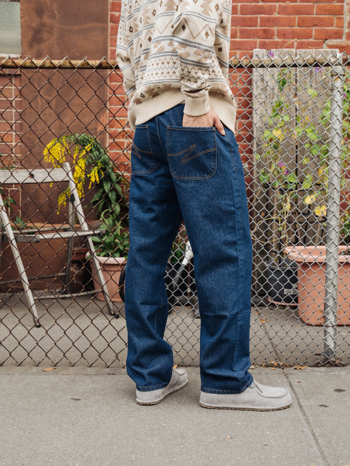 bound Union Denim Jean - Mid Blue