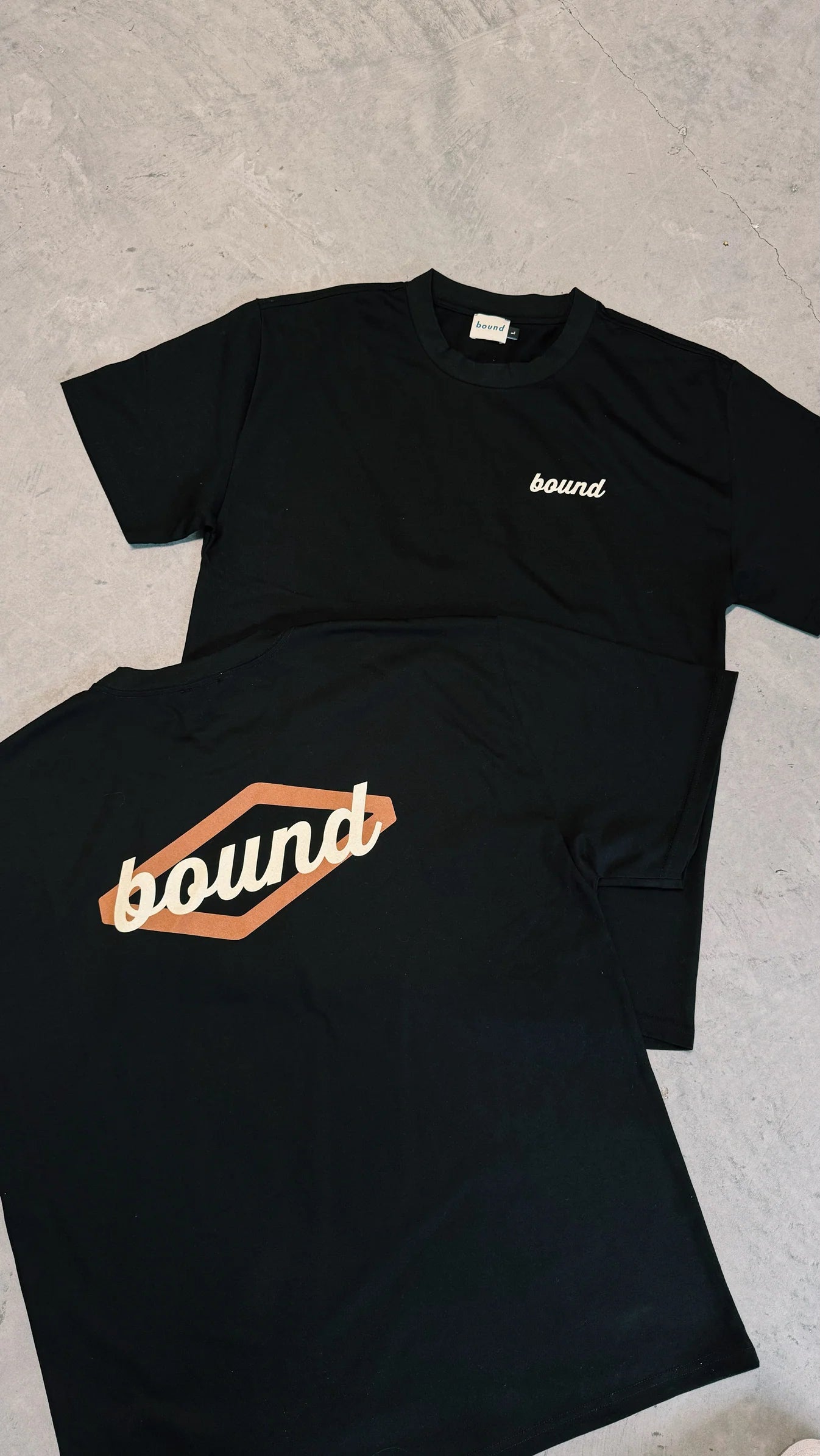 bound 'Hatch' Heavy Tee - Black