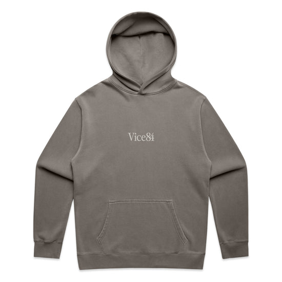 Vice 84 Premium Hoodie - Faded Grey