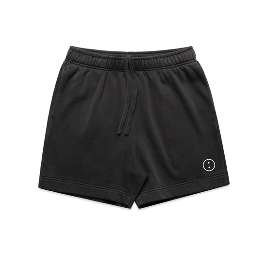 Essentials Premium Faded Jogger Shorts - Vintage Black
